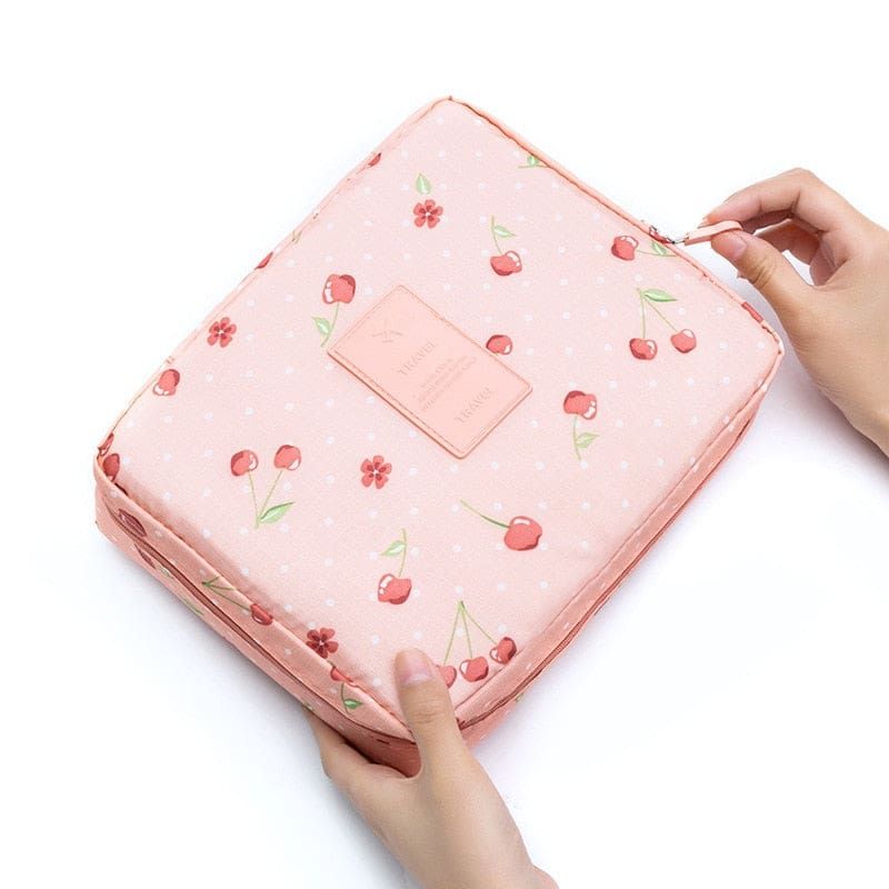 Trousse de Maquillage de Voyage Cerises