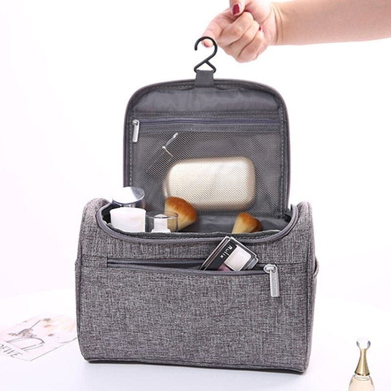 trousse de toilette avec compartiments pratiques
