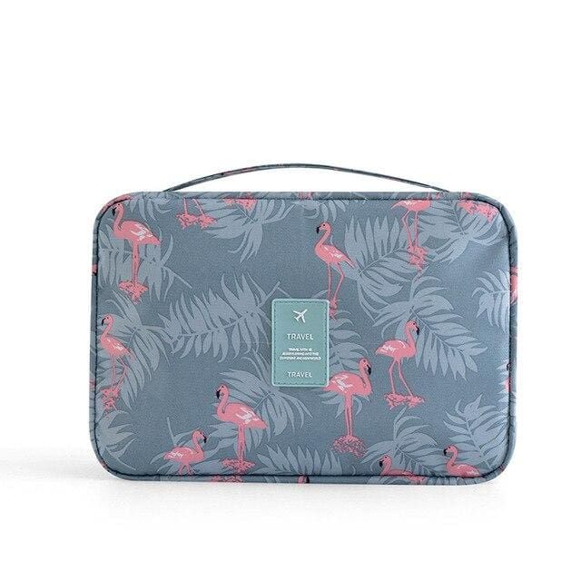 Trousse de Toilette de Voyage Flamant Rose