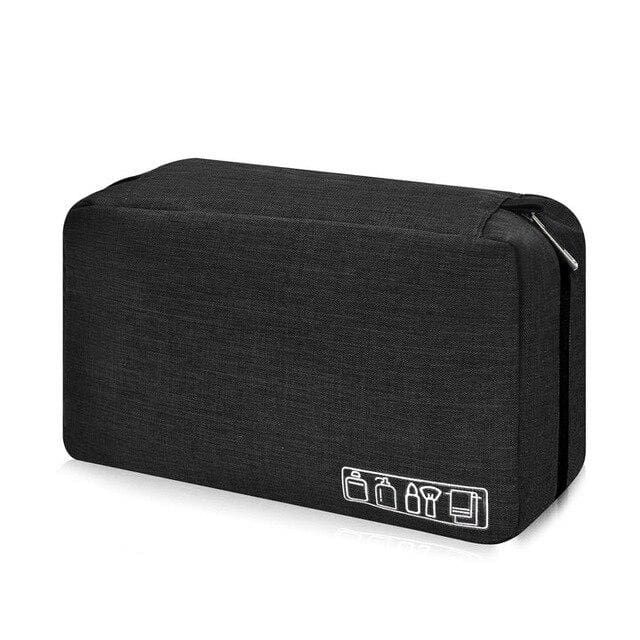 trousse de toilette de voyage noire