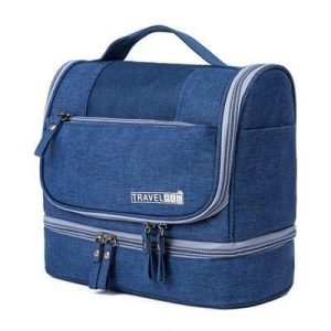 trousse de toilette de voyage travel bag bleu marine