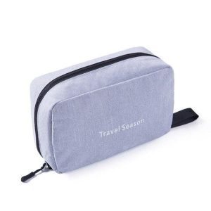 trousse de toilette de voyage travel season grise
