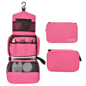 trousse de toilette de voyage travelbasics rose