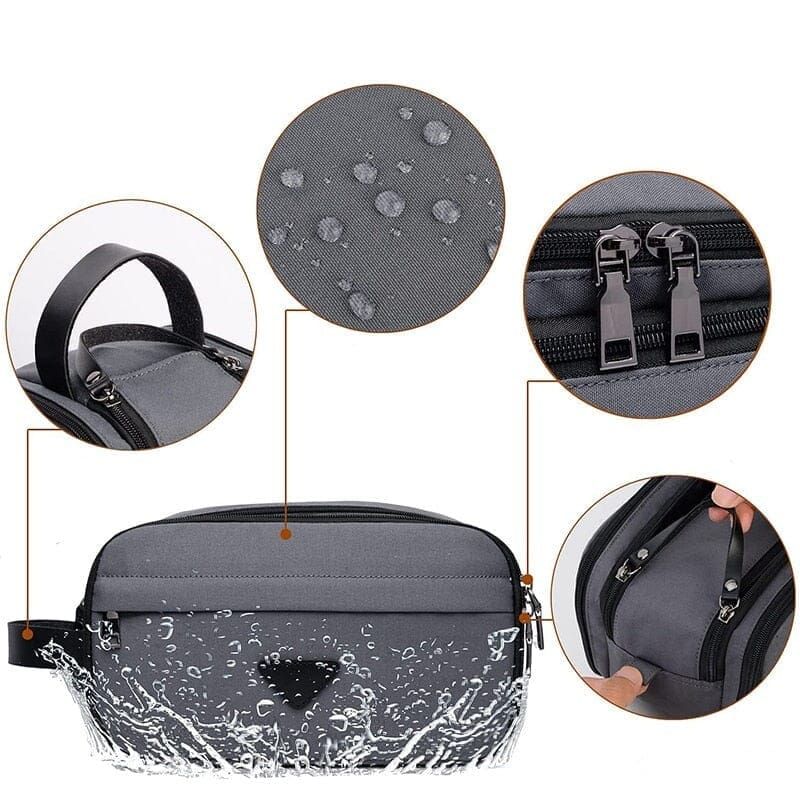 trousse de toilette masculine pour déplacement