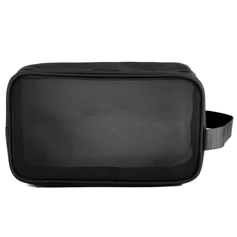 trousse de toilette noire pour voyage