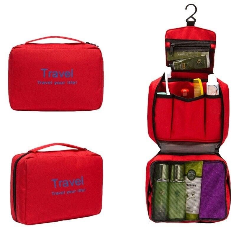trousse de toilette pliable pour voyage