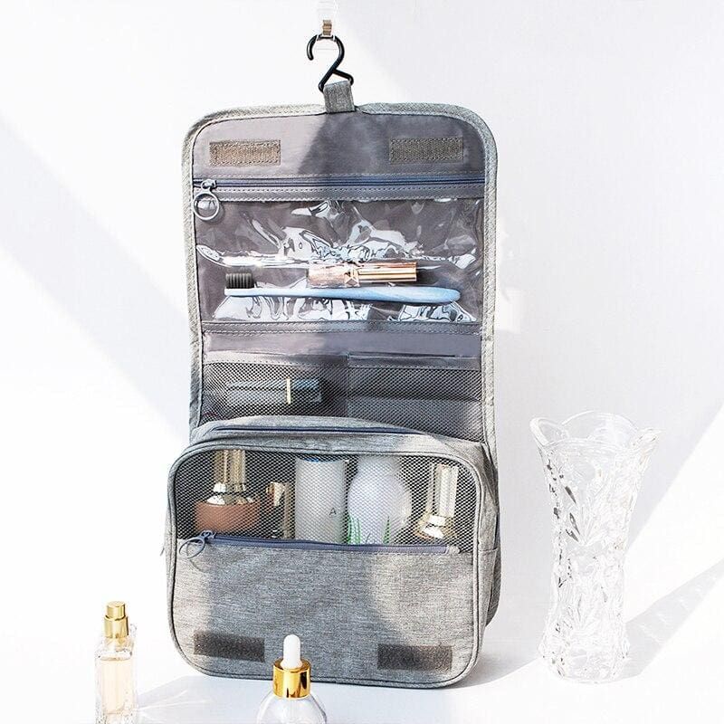 trousse de toilette portable et suspendue