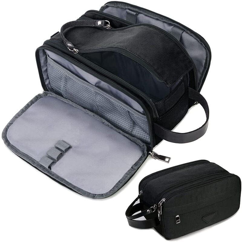 trousse de toilette pour homme en voyage