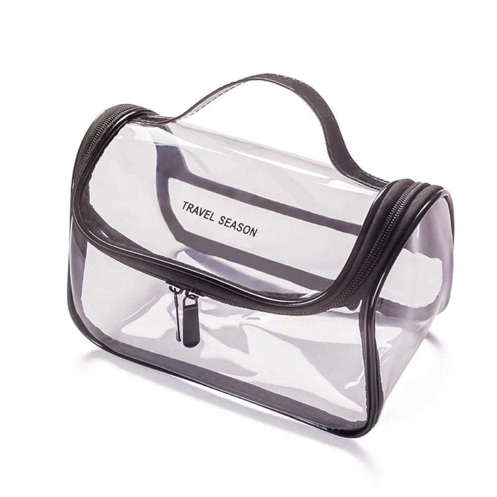 trousse de toilette transparente pour voyage
