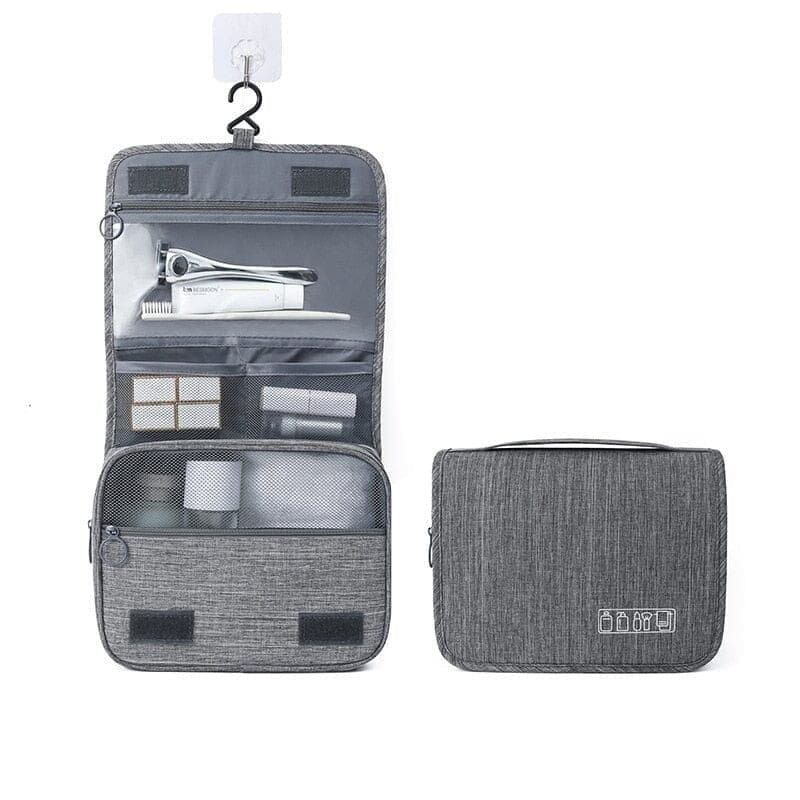 Trousse de Toilette Voyage à Suspendre TravelBasics Gris
