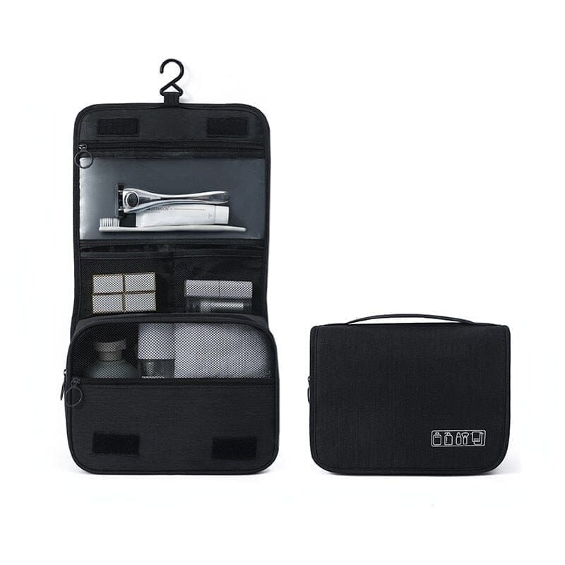 trousse de toilette voyage à suspendre travelbasics noir