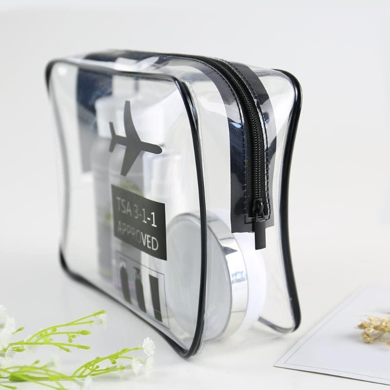 trousse de voyage avec compartiments pratiques