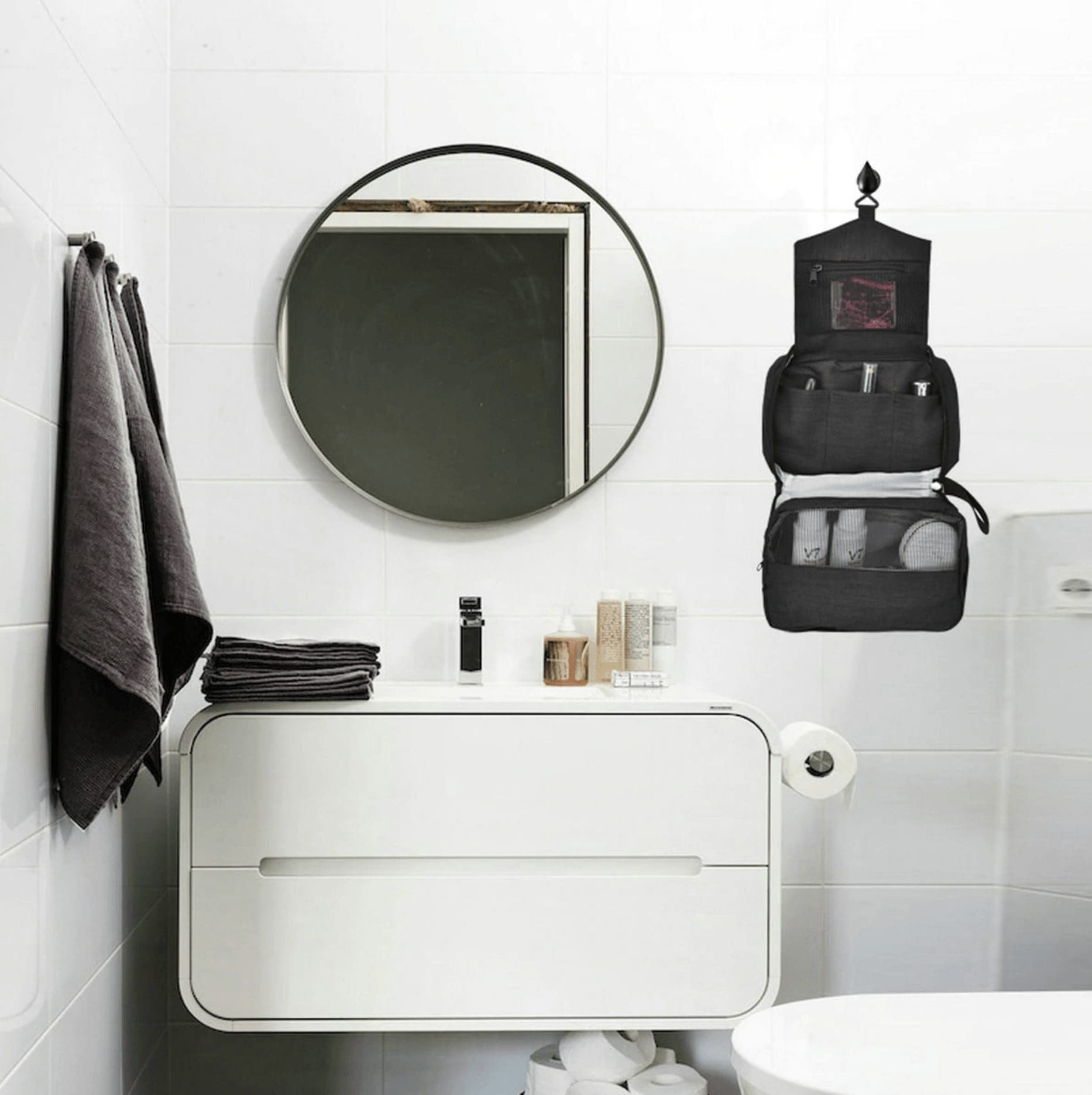 trousse de voyage pour cosmétiques