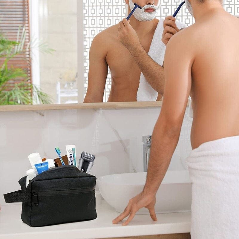 trousse en tissu rectangulaire pour produits de beauté
