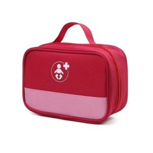 Trousse Pharmacie Bébé Voyage Secours Rouge