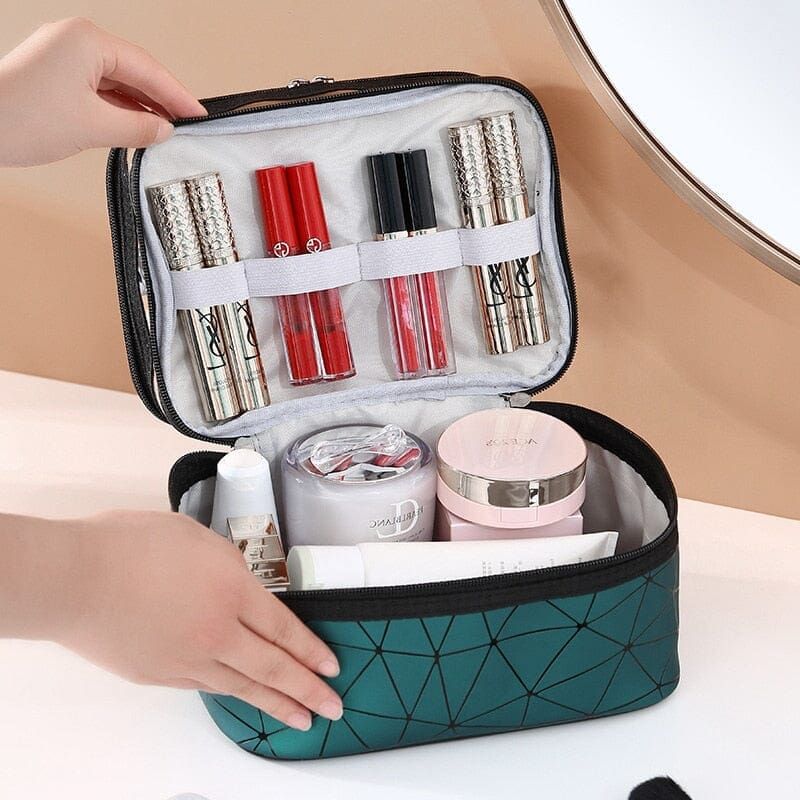 vanity pour produits de beauté en voyage